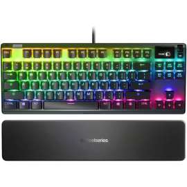 SteelSeries Apex 7 TKL Mechanical Gaming Keyboard, Cable Connectivity, USB Interface Volume Control, Skip, Pause, Rewind, Brightness, Macro Hot Key(s), English (US), Windows, PC, Mac OS
