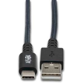 Tripp Lite Heavy Duty USB-A to USB C Charging Sync Cable for Android M/M 3ft - 2.95 ft Data Transfer Cable for Smartphone, Computer, Charger, MacBook, Chromebook, Notebook, Hard Drive, Tablet, Ultrabook - First End: 1 x USB Type A Male USB - Second