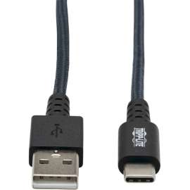 Tripp Lite Heavy Duty USB-A to USB C Charging Sync Cable for Androids M/M 6ft - 5.91 ft Data Transfer Cable for Smartphone, Computer, Charger, MacBook, Chromebook, Notebook, Hard Drive, Tablet, Ultrabook - First End: 1 x USB Type A Male USB - Second