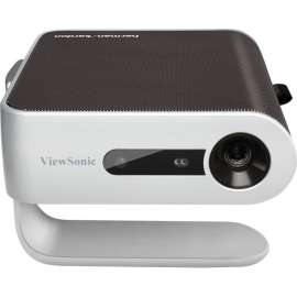 ViewSonic M1+ Portable LED Projector with Auto Keystone, Dual Harman Kardon Bluetooth Speakers and HDMI, USB C, Stream Netflix with Dongle (M1PLUS), 854 x 480, Front, 30000 Hour Normal ModeWVGA, 120,000:1
