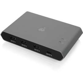 IOGEAR Access Pro USB-C 2-Port Keyboard Mouse & Peripheral Switch with Power Delivery, USB 3.1 (Gen 2) Type C, External, 4 USB Port(s), 4 USB 3.1 Port(s)