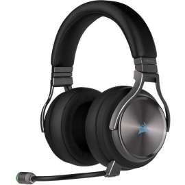 Corsair VIRTUOSO RGB Wireless SE High-Fidelity Gaming Headset, Gunmetal, Stereo, Mini-phone (3.5mm), Wired/Wireless