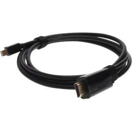 AddOn HDMI/Mini DisplayPort Audio/Video Cable - 6 ft HDMI/Mini DisplayPort A/V Cable for Audio/Video Device - First End: 1 x Mini DisplayPort Digital Audio/Video - Male - Second End: 1 x HDMI Digital Audio/Video - Male - Supports up to 2560 x 1600