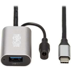 Tripp Lite USB C Active Extension Cable USB C to USB-A USB 3.1 Gen 1 M/F 5M - 16.40 ft USB Data Transfer Cable for Chromebook, Notebook, Tablet, Computer, Printer, Modem, MacBook, Smartphone, Keyboard, Portable Hard Drive, Patch Panel, ... - First E