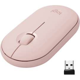 Logitech Pebble Wireless Mouse M350, Optical, Wireless, Bluetooth/Radio Frequency, 2.40 GHz