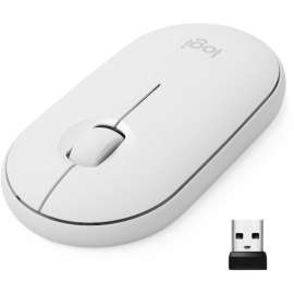Logitech Pebble Wireless Mouse M350, Optical, Wireless, Bluetooth/Radio Frequency, 2.40 GHz