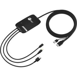 SIIG 3x1 HDMI 4K Multi format Presentation Switcher - BYOD - Converts HDMI/Mini DisplayPort/USB-C to an HDMI output - supports video output 4K60Hz / 3 x1 Switch - For PC / Laptop / Notebook / Tablet to HDMI video Out - Resolution up to 4K60Hz 4:4:4
