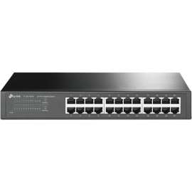 Tp Link TP-Link TL-SG1024S - 24-Port Gigabit Desktop/Rackmount Ethernet Switch - Limited Lifetime Warranty - Plug & Play - Shielded Ports - Sturdy Metal - Fanless Quiet - Traffic Optimization - Unmanaged