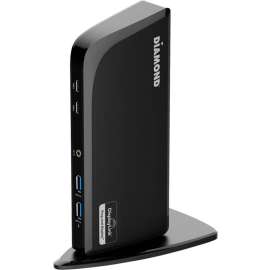 DIAMOND DS3900PD Docking Station - for Notebook/Desktop PC - 65 W - USB Type C - 7 x USB Ports - 4 x USB 3.0 - USB Type-C - Network (RJ-45) - HDMI - DVI - Thunderbolt - Wired