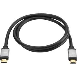 SIIG Ultra High Speed HDMI Cable, 4ft, 4 ft HDMI A/V Cable for Audio/Video Device, Gaming Console, Projector, Notebook, Blu-ray Player, HDTV, Monitor, First End: 1 x HDMI 2.1 Type A Digital Audio/Video, Male