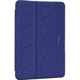 Targus Pro-Tek THZ85202GL Carrying Case (Folio) for 10.2" to 10.5" Apple iPad Pro, iPad Air, iPad (7th Generation), iPad (9th Generation), iPad (8th Generation) Tablet - Blue - Drop Resistant, Anti-slip Interior, Bacterial Resistant, Bump Resistant,