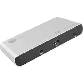 SIIG Thunderbolt 3 Dual DP 4K Video Docking Station with PD, Titan Ridge, Power Delivery 60W, USB 3.1 Gen 2 10Gbps Transfer Rate