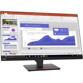 Lenovo ThinkVision T32p-20 31.5" 4K UHD LED LCD Monitor, 16:9, Raven Black, 32" Class, In-plane Switching (IPS) Technology