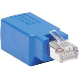 Tripp Lite Cisco Serial Console Rollover Adapter (M/F), RJ45 to RJ45, Shielded, Blue, 1 x RJ-45 Network Male, 1 x RJ-45 Network Female, Blue