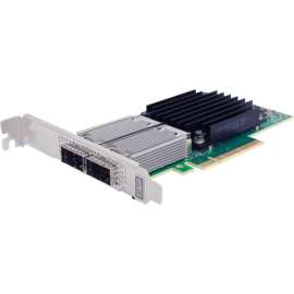 Atto Technology ATTO 50Gigabit Ethernet Card, PCI Express 3.0 x16, 2 Port(s), Optical Fiber, 50GBase-X, 40GBase-X, 25GBase-X, 10GBase-X