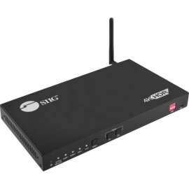 SIIG 4x1 Multi-Video HDMI 2.0, AirPlay, MiraCast, USB-C Presentation Switcher, 4K, 4 x 1, Display, 1 x HDMI Out