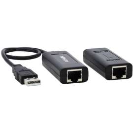 Tripp Lite USB over Cat5/Cat6 Extender Kit 1-Port with PoC USB 2.0 164 ft., 1 Input Device, 1 Output Device, 164 ft Range, 2 x Network (RJ-45)