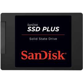 SanDisk SSD PLUS 2 TB Solid State Drive, 2.5" Internal, SATA (SATA/600), Notebook, Desktop PC Device Supported, 545 MB/s Maximum Read Transfer Rate