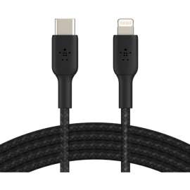 Belkin Lightning/USB-C Data Transfer Cable, 3.28 ft Lightning/USB-C Data Transfer Cable, First End: Lightning, Second End: USB Type C, MFI
