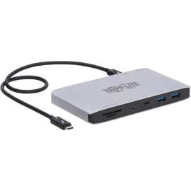 Tripp Lite Thunderbolt 3 Dock w USB-C Compatibility, Dual Display, 8K DisplayPort, USB 3.2 Gen 2 10G, USB-A/C Hub, Memory Card, GbE, 60W Charging, for Notebook, USB Type C, 5 x USB Ports