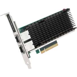 SIIG Dual Port 10G Ethernet Network PCI Express, PCI Express 2.1 x8, 2 Port(s), 2, Twisted Pair