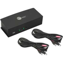 SIIG 2x1 Dual View USB HDMI KVM Switch, 4K 30Hz, Dual Display or Extended Display, Dual Display or Extended Display, 2 HDMI input and 2 HDMI output Dual View USB HDMI KVM Switch