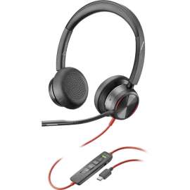 Poly Plantronics Premium Corded UC Headset, Stereo, USB Type C, Wired, 32 Ohm