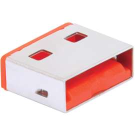 Tripp Lite USB-A Port Blockers, Red, Computers, Hubs, Wall Chargers 10-Pack, for USB Port, 10 / Pack