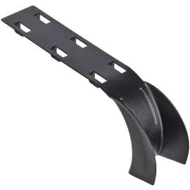 Tripp Lite Cable Exit Clip/Dropout Waterfall for Wire Mesh Cable Trays, 45 mm Wide - Cable Trumpet Spillout - Black Powder Coat - Metal
