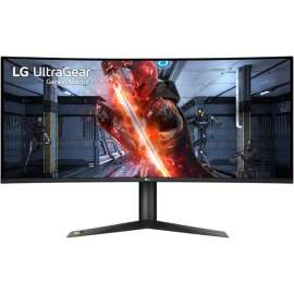 Lg Electronics LG UltraGear 38GN95B-B 37.5" UW-QHD+ Curved Screen LED Gaming LCD Monitor, 21:9, Black, White, 38" Class, Nano In-plane Switching (Nano IPS) Technology