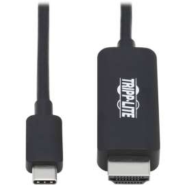 Tripp Lite, Pro Av Tripp Lite USB C to HDMI Adapter Cable 4K, 4:4:4 Thunderbolt 3 Black 6ft, 6 ft HDMI/USB-C A/V Cable for Audio/Video Device, Monitor, Notebook, Tablet, MacBook Pro, Projector, TV, Gaming Computer, HDTV, Smartphone, Audio/Video Box, ..., 
