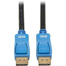 Tripp Lite DisplayPort 1.4 Cable - 8K UHD @ 60 Hz, HDR, HBR3, HDCP 2.2, 4:4:4, BT.2020, M/M, Black, 6 ft. (1.83 m) - 6 ft DisplayPort A/V Cable for Audio/Video Device, HDTV, PC, Monitor, Gaming Computer, Blu-ray Player, Gaming Console, Notebook, Tab