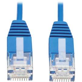 Tripp Lite Cat6 Gigabit Ethernet Cable Molded Ultra-Slim RJ45 M/M Blue 10ft, 10 ft Category 6 Network Cable for Network Device, Server, Switch, Router, Printer, Computer, Photocopier, Modem, Rack Equipment, Workstation, Patch Panel, ..., First End: 1 x RJ