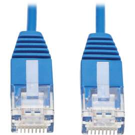 Tripp Lite Cat6 Gigabit Ethernet Cable Molded Ultra-Slim RJ45 M/M Blue 6in, 6" Category 6 Network Cable for Network Device, Server, Switch, Router, Printer, Computer, Photocopier, Modem, Rack Equipment, Workstation, Patch Panel, ..., First End: 1 x RJ-45 