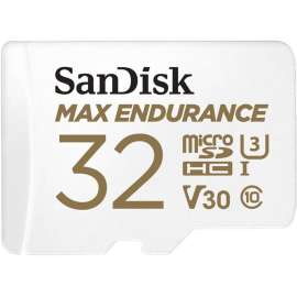 SanDisk MAX ENDURANCE 32 GB Class 10/UHS-I (U3) microSDHC, 1 Pack, 100 MB/s Read, 40 MB/s Write, 3 Year Warranty