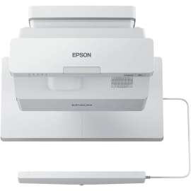 Epson BrightLink 735Fi Ultra Short Throw LCD Projector, 16:9, White, 1920 x 1080, Front