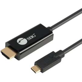 SIIG USB-C to 4K60Hz HDR HDMI 2.0 Active Cable, 2M, Thunderbolt 3 Compatible, Plug-n-Play