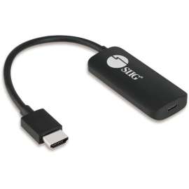 SIIG HDMI to USB-C Port 4K 60Hz Converter Adapter, NOT a Bi-Directional Adapter, Compliant with HDMI 2.0a & HDCP 2.2