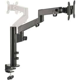 SIIG Single Pole Arm Multi-Angle Replaceable Articulating Monitor Desk Mount, 14" to 30", Heavy Duty Multi-Adjustable Mount, Up to 17.6lbs