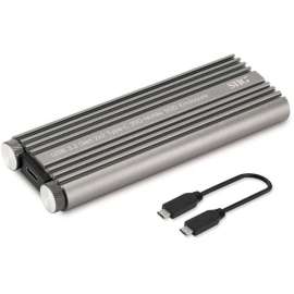 Siig USB 3.2 Gen 2x2 Type-C M.2 PCIe NVMe SSD Enclosure - Ultra Fast 20G Data Transfer Rate