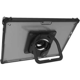 The Joy Factory aXtion Edge MP Rugged Carrying Case Microsoft Surface Pro X Tablet, Clear, Anti-slip, Wear Resistant, Tear Resistant, Shock Proof, Hand Strap, Handle, Carrying Strap, 8.8" Height x 11.9" Width x 1.6" Depth