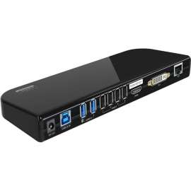 4XEM USB 3.0 Universal Docking Station with Dual Monitor Capabilities, for Notebook/Monitor, USB 3.0 Type B, 6 x USB Ports, 4 x USB 2.0