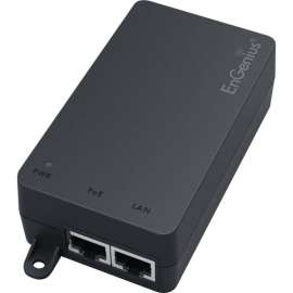 Engenius Tech EnGenius 2.5 Gigabit 802.3at PoE Adapter, 120 V AC, 230 V AC Input, 1 x Gigabit Ethernet Input Port(s), 1 x Gigabit PoE Output Port(s), 30 W