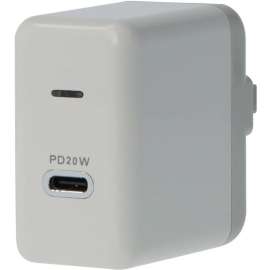 VisionTek 20W USB-C Power Adapter, 1 Pack, 20 W, 5V/3A.9V/2.22A,12 V /1.67A