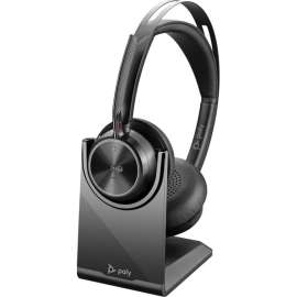 Poly Voyager Focus 2 Headset, Stereo, USB Type C, Wired/Wireless, Bluetooth
