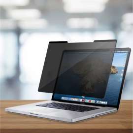 AddOn 16 in. Magnetic MacBook Privacy Screen 16:10 Ratio Tinted Clear, Matte, Glossy - For 16" Widescreen LCD MacBook Pro - 16:10 - Scratch Resistant, Dust Resistant - Anti-glare - 1 Pack