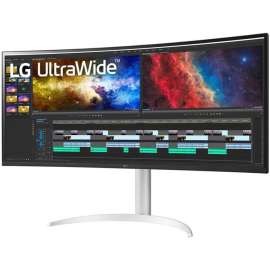 Lg Electronics LG Ultrawide 38BP85C-W 37.5" UW-QHD+ Curved Screen Edge LED Gaming LCD Monitor, 21:9, Black, White, Silver, 38" Class, In-plane Switching (IPS) Technology
