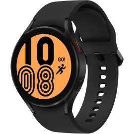 Samsung Galaxy Watch4, 44mm, Black, Bluetooth - Accelerometer, Gyro Sensor, Barometer, Ambient Light Sensor, Digital Compass, Optical Heart Rate Sensor, Electrical Heart Sensor - Text Messaging, Music Player - Heart Rate, Calories Burned - 16 GB - 1