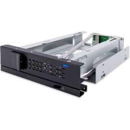 Cremax Icy Dock TurboSwap MB171SP-1B Drive Bay Adapter for 5.25" SATA, Serial Attached SCSI (SAS), SATA Host Interface External, Black, Hot Swappable Bays, 1 x HDD Supported
