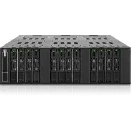 Cremax Icy Dock ToughArmor MB872MP-B Drive Enclosure for 5.25" SATA, M.2 External, Black, Hot Swappable Bays, 0 x HDD Supported, 12 x SSD Supported